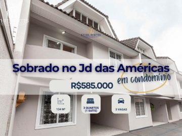 Sobrado em Condomínio no Jd das Américas