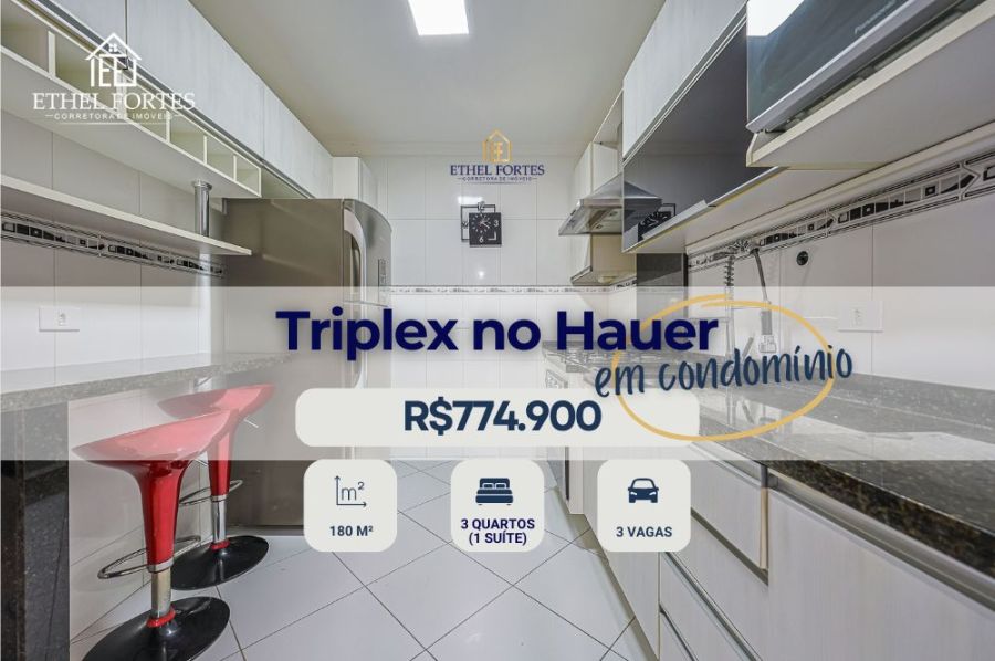 Sobrado em Condomínio - Venda - Hauer - Curitiba - PR