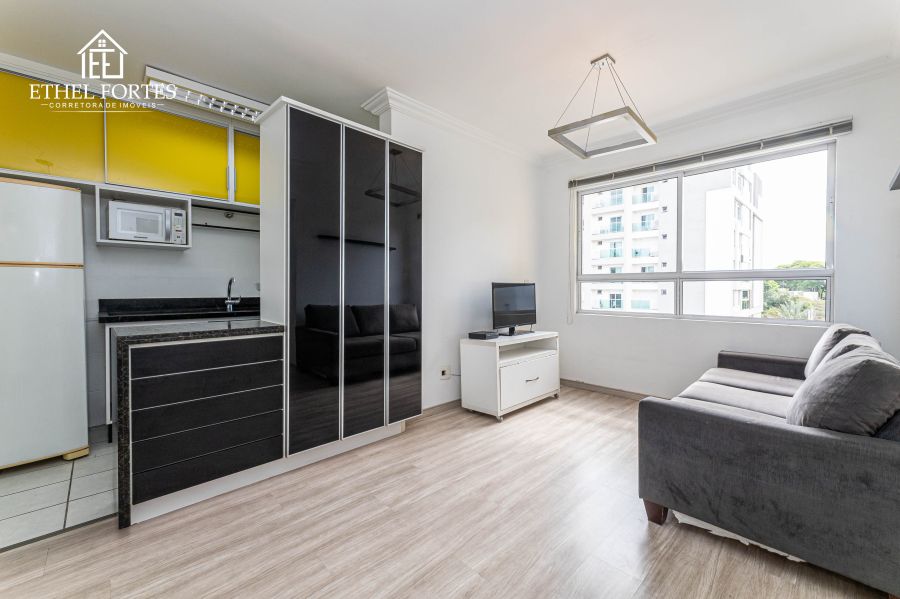 SALA COM 2 AMBIENTES COM COZINHA CONJUGADA