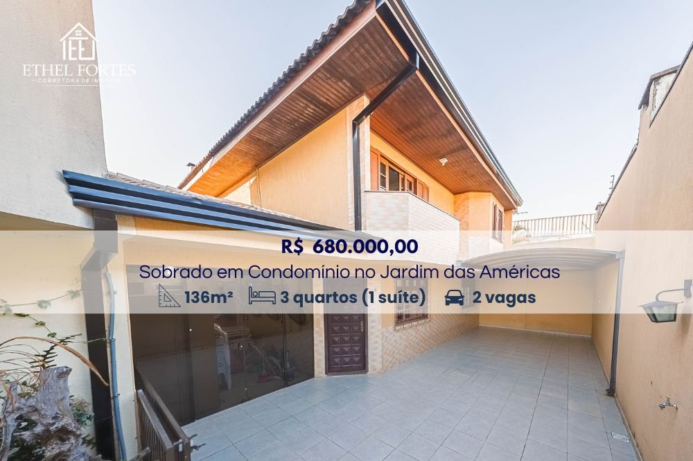 Casa em Condomnio - Venda - Jardim das Amricas - Curitiba - PR