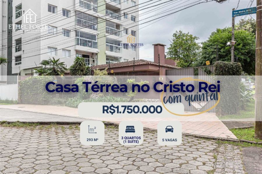 Casa - Venda - Cristo Rei - Curitiba - PR