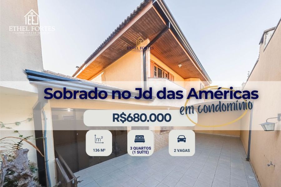 Casa em Condomínio - Venda - Jardim das Américas - Curitiba - PR