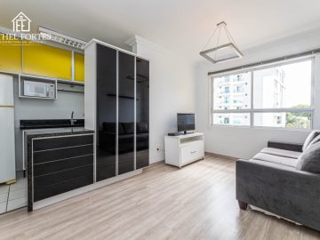 SALA COM 2 AMBIENTES COM COZINHA CONJUGADA