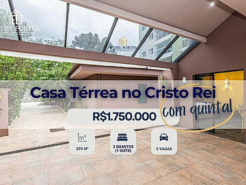 Casa t�rrea com Quintal � Venda