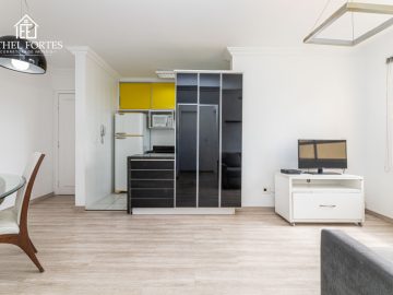 SALA COM 2 AMBIENTES COM COZINHA CONJUGADA